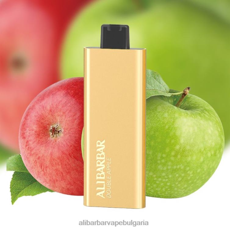 Alibarbar Vape Bulgaria двойна ябълка - Alibarbar Pandora 7000 вейпове за еднократна употреба 8P00F66