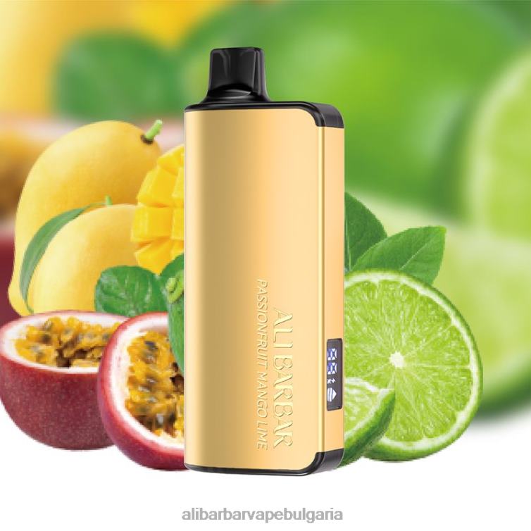 Alibarbar Vape Review маракуя манго лайм - Alibarbar Ingot 20000 вейпове за еднократна употреба 8P00F39