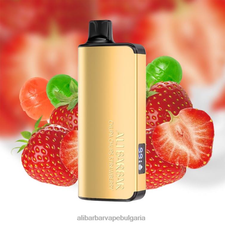 Alibarbar Vape Review чупа чупс ягода - Alibarbar Ingot 20000 вейпове за еднократна употреба 8P00F34