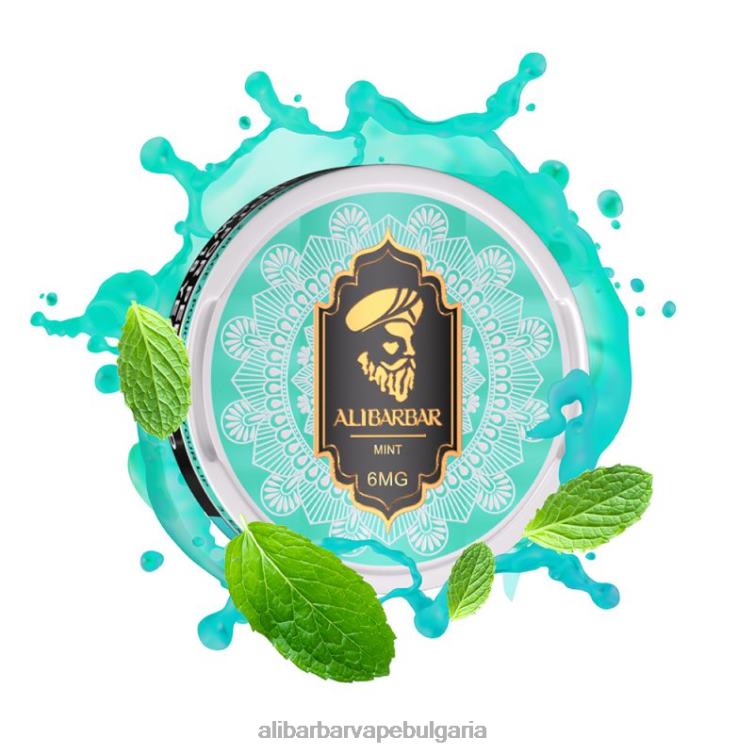 Alibarbar Vape Review мента - Alibarbar никотинови торбички 8P00F89