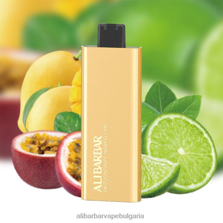 Alibarbar Vape Flavours маракуя манго лайм - Alibarbar Pandora 7000 вейпове за еднократна употреба 8P00F58