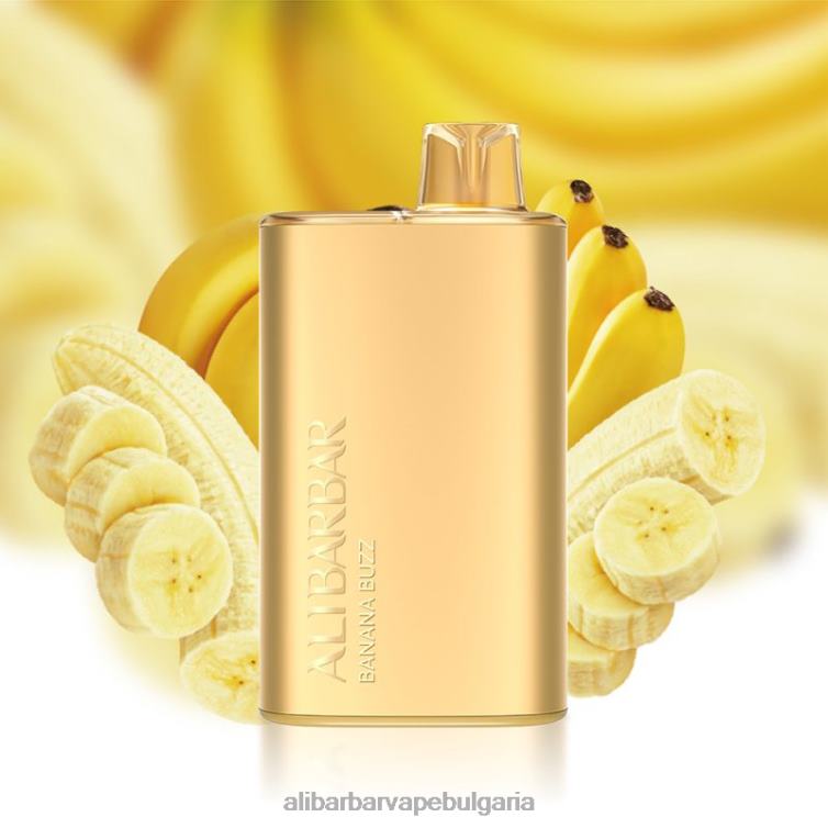 Alibarbar Vape Велинград бананова бръмча - Alibarbar Rich 8000 вейпове за еднократна употреба 8P00F2